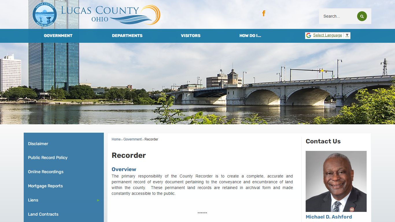Recorder | Lucas County, OH - Official Website